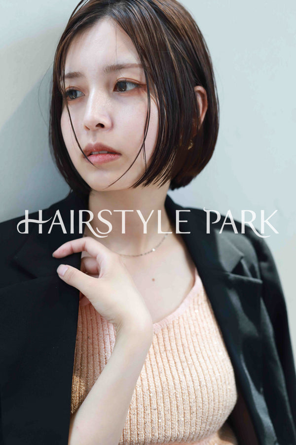 ヘアスタイル写真PhotoNo:521-1 (23) [ミディアム,切りっぱなしボブ,レディース,ナチュラル,カジュアル,カット,カラー,縦型 ]