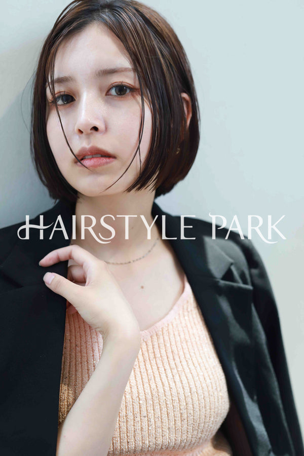 ヘアスタイル写真PhotoNo:521-1 (24) [ミディアム,切りっぱなしボブ,レディース,ナチュラル,カジュアル,カット,カラー,縦型 ]