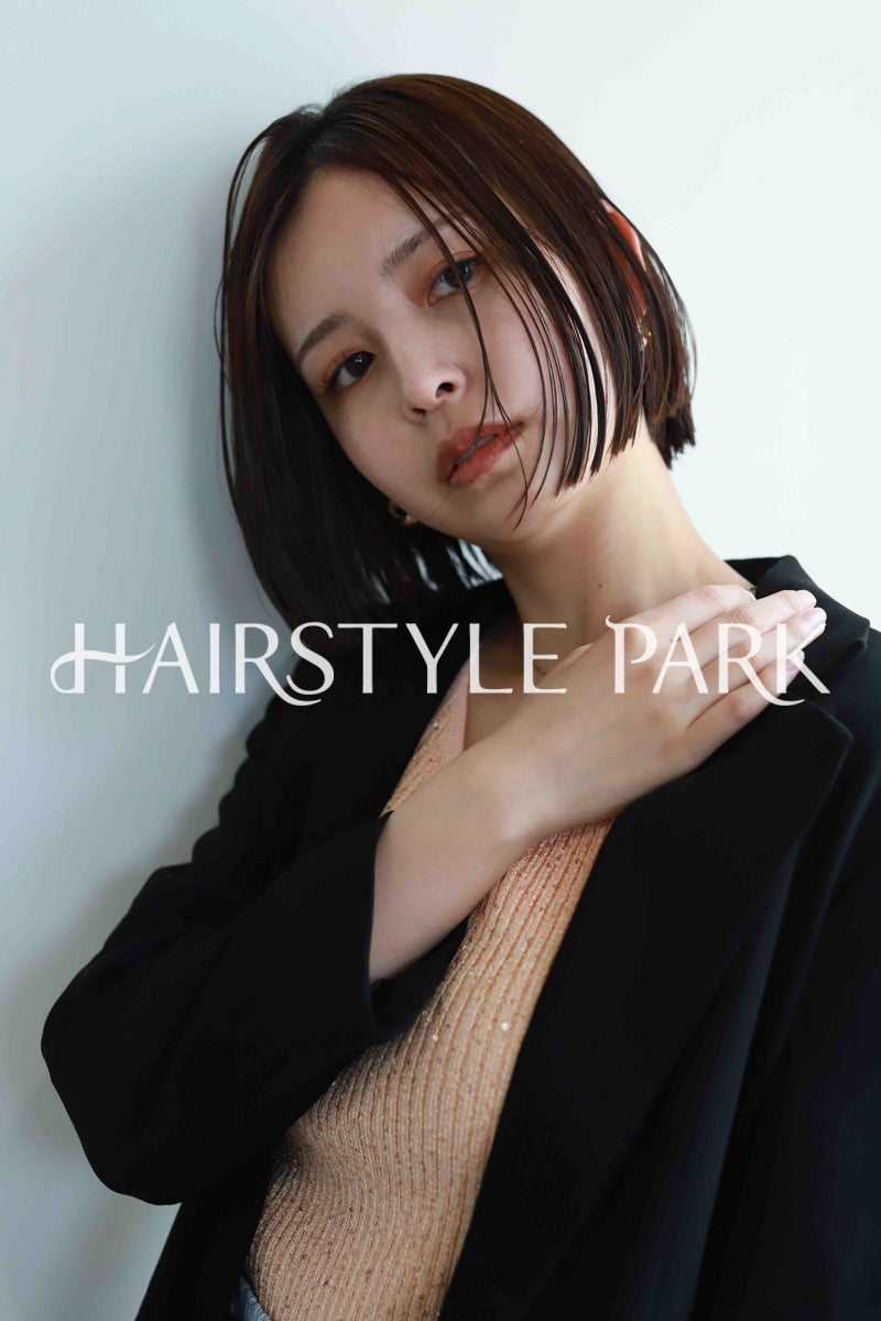 ヘアスタイル写真PhotoNo:521-1 (3) [ミディアム,切りっぱなしボブ,レディース,ナチュラル,カジュアル,カット,カラー,縦型 ]