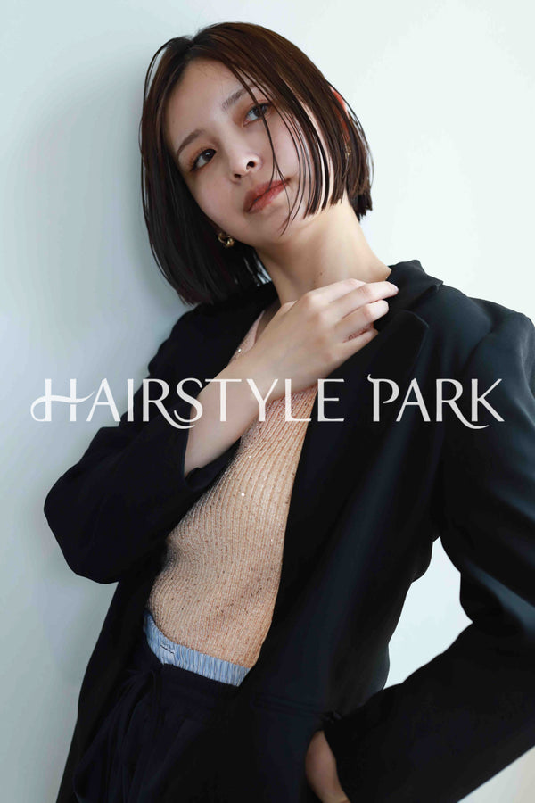 ヘアスタイル写真PhotoNo:521-1 (5) [ミディアム,切りっぱなしボブ,レディース,ナチュラル,カジュアル,カット,カラー,縦型 ]