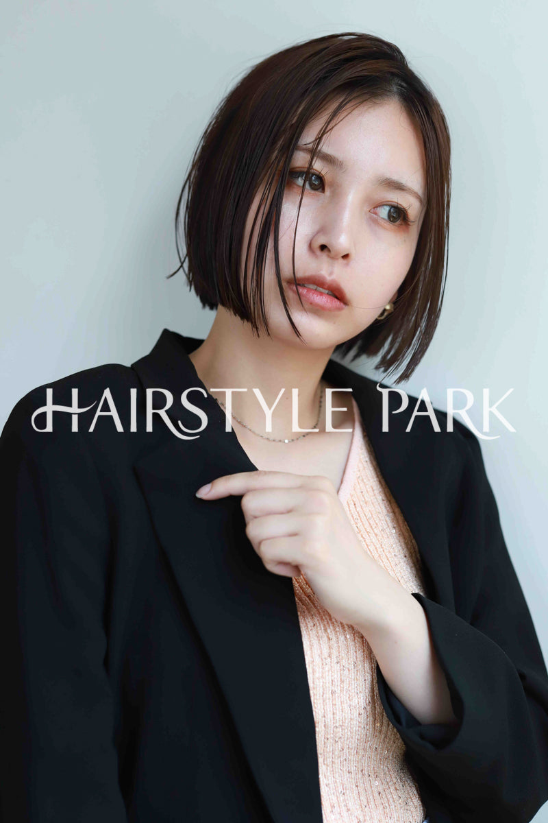 ヘアスタイル写真PhotoNo:521-1 (8) [ミディアム,切りっぱなしボブ,レディース,ナチュラル,カジュアル,カット,カラー,縦型 ]