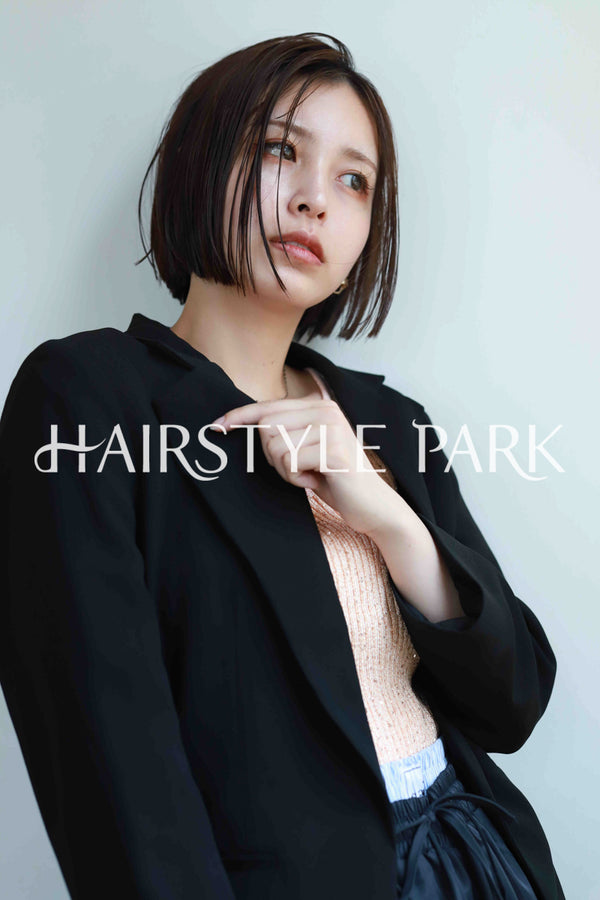 ヘアスタイル写真PhotoNo:521-1 (9) [ミディアム,切りっぱなしボブ,レディース,ナチュラル,カジュアル,カット,カラー,縦型 ]