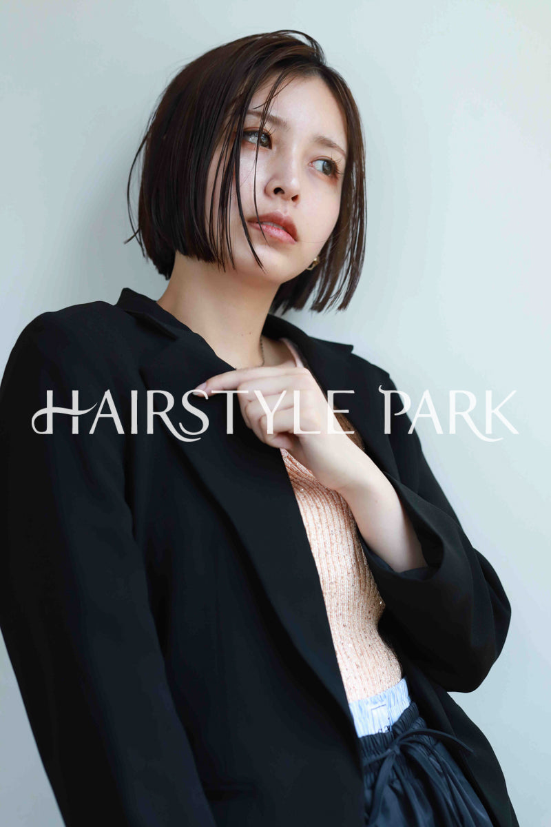 ヘアスタイル写真PhotoNo:521-1 (9) [ミディアム,切りっぱなしボブ,レディース,ナチュラル,カジュアル,カット,カラー,縦型 ]