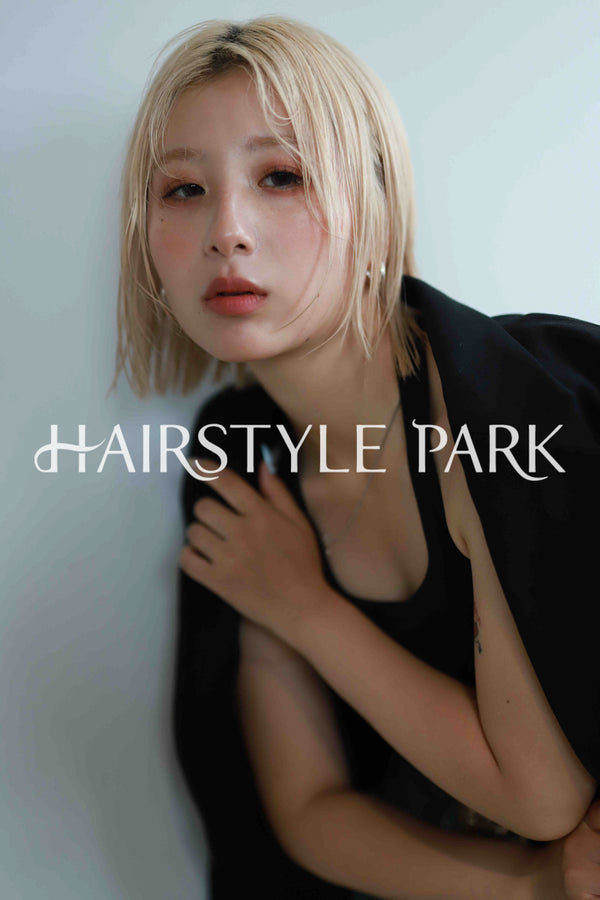 ヘアスタイル写真PhotoNo:522-1 (10) [ミディアム,切りっぱなしボブ,レディース,カジュアル,ギャル,カット,カラー,ダブルカラー,縦型 ]