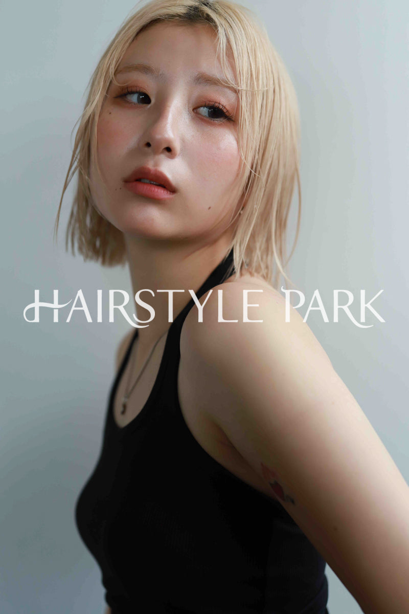 ヘアスタイル写真PhotoNo:522-1 (3) [ミディアム,切りっぱなしボブ,レディース,カジュアル,ギャル,カット,カラー,ダブルカラー,縦型 ]