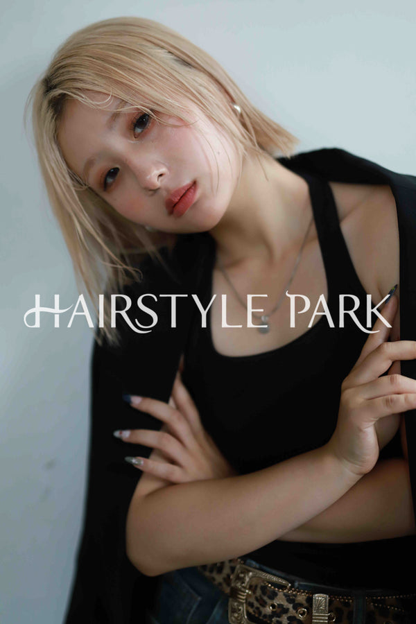 ヘアスタイル写真PhotoNo:522-1 (4) [ミディアム,切りっぱなしボブ,レディース,カジュアル,ギャル,カット,カラー,ダブルカラー,縦型 ]