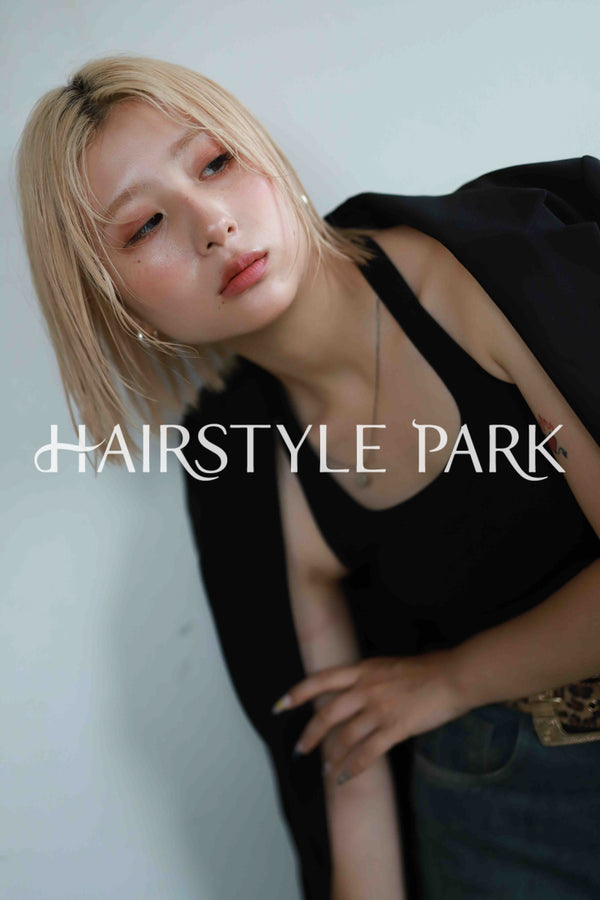 ヘアスタイル写真PhotoNo:522-1 (8) [ミディアム,切りっぱなしボブ,レディース,カジュアル,ギャル,カット,カラー,ダブルカラー,縦型 ]