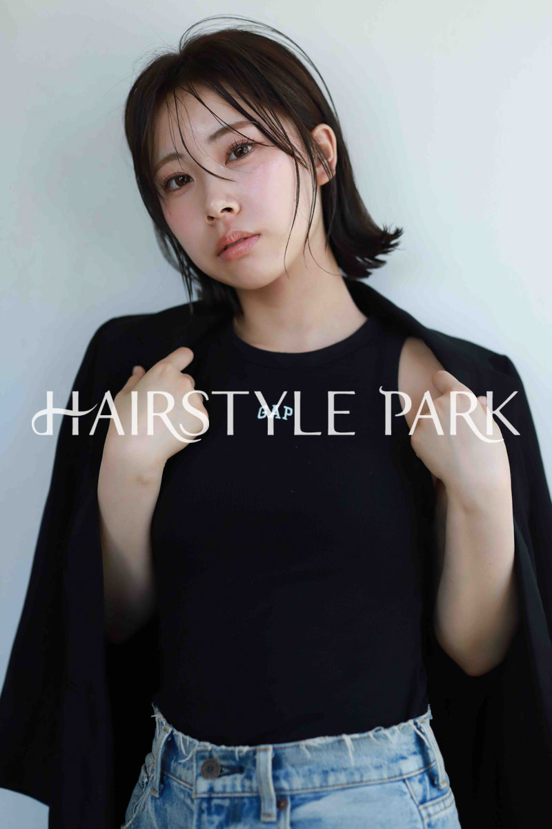 ヘアスタイル写真PhotoNo:523-1 (11) [ミディアム,レディース,ナチュラル,クール / かっこいい,カット,縦型 ]