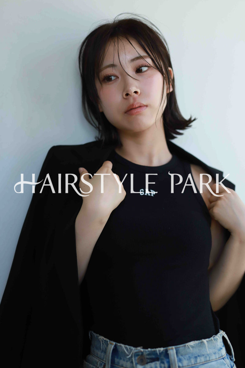 ヘアスタイル写真PhotoNo:523-1 (14) [ミディアム,レディース,ナチュラル,クール / かっこいい,カット,縦型 ]