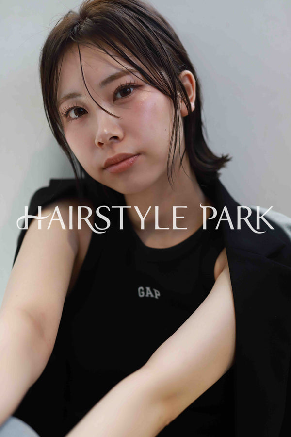 ヘアスタイル写真PhotoNo:523-1 (18) [ミディアム,レディース,ナチュラル,クール / かっこいい,カット,縦型 ]