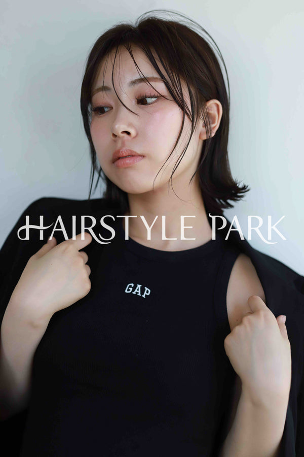 ヘアスタイル写真PhotoNo:523-1 (4) [ミディアム,レディース,ナチュラル,クール / かっこいい,カット,縦型 ]