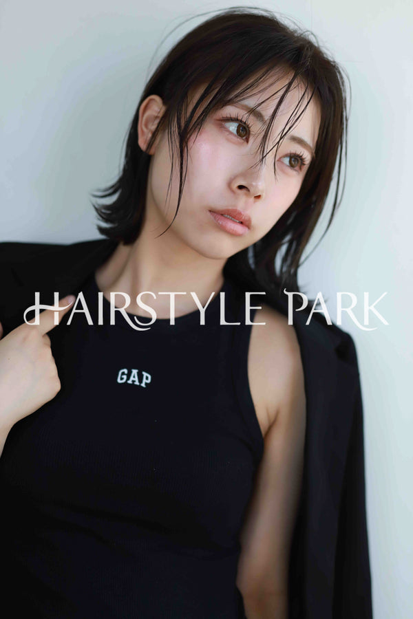 ヘアスタイル写真PhotoNo:523-1 (5) [ミディアム,レディース,ナチュラル,クール / かっこいい,カット,縦型 ]