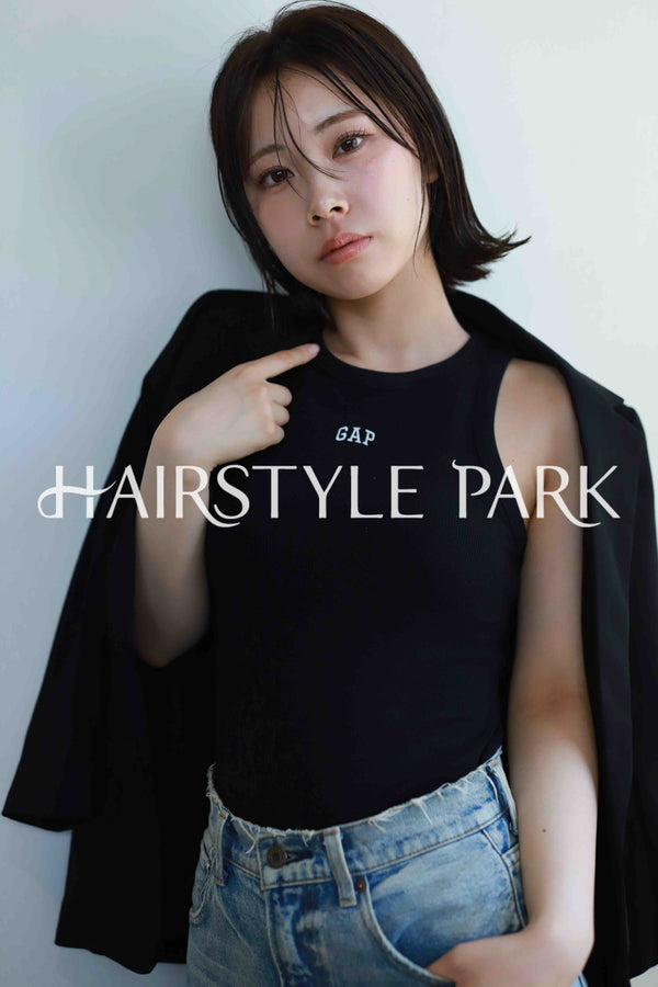 ヘアスタイル写真PhotoNo:523-1 (8) [ミディアム,レディース,ナチュラル,クール / かっこいい,カット,縦型 ]