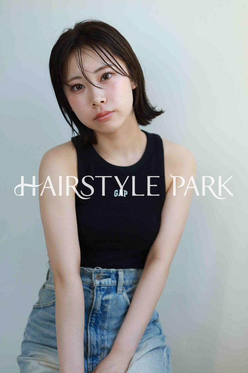 ヘアスタイル写真PhotoNo:523-2 (10) [ミディアム,レディース,ナチュラル,クール / かっこいい,カット,縦型 ]