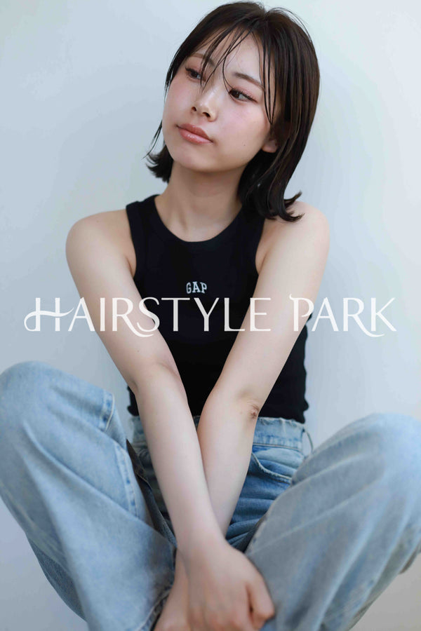 ヘアスタイル写真PhotoNo:523-2 (12) [ミディアム,レディース,ナチュラル,クール / かっこいい,カット,縦型 ]