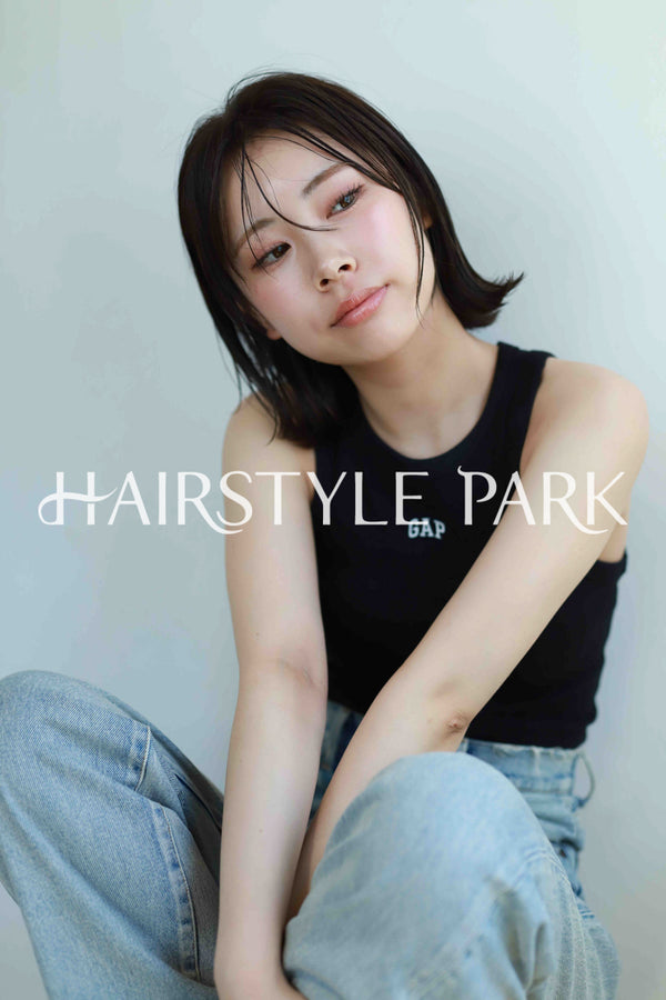 ヘアスタイル写真PhotoNo:523-2 (18) [ミディアム,レディース,ナチュラル,クール / かっこいい,カット,縦型 ]