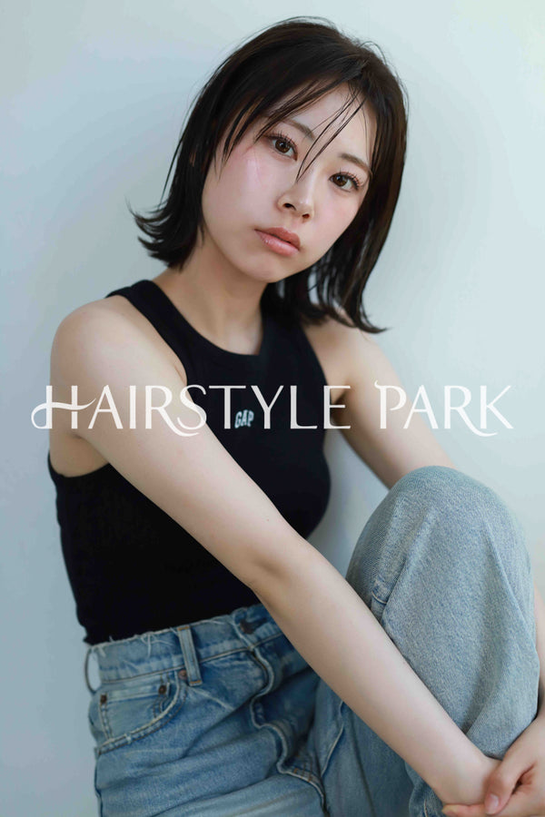 ヘアスタイル写真PhotoNo:523-2 (6) [ミディアム,レディース,ナチュラル,クール / かっこいい,カット,縦型 ]