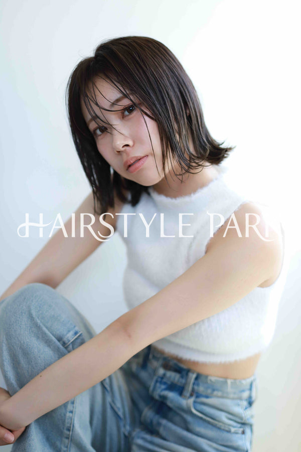 ヘアスタイル写真PhotoNo:532-3 (22) [ミディアム,レディース,ナチュラル,クール / かっこいい,カット,縦型 ]