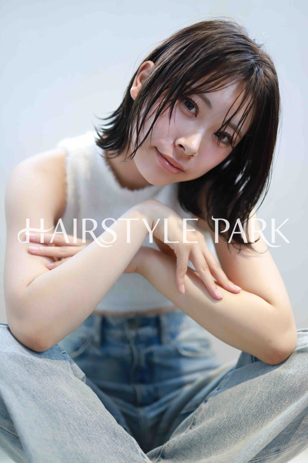 ヘアスタイル写真PhotoNo:532-3 (36) [ミディアム,レディース,ナチュラル,クール / かっこいい,カット,縦型 ]