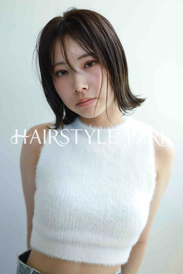 ヘアスタイル写真PhotoNo:532-3 (4) [ミディアム,レディース,ナチュラル,クール / かっこいい,カット,縦型 ]