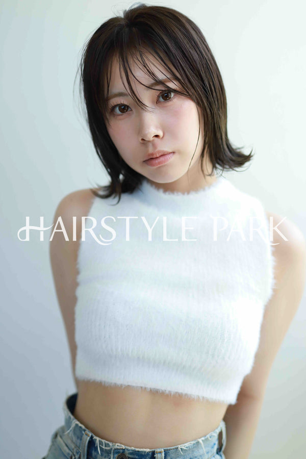ヘアスタイル写真PhotoNo:532-3 (5) [ミディアム,レディース,ナチュラル,クール / かっこいい,カット,縦型 ]