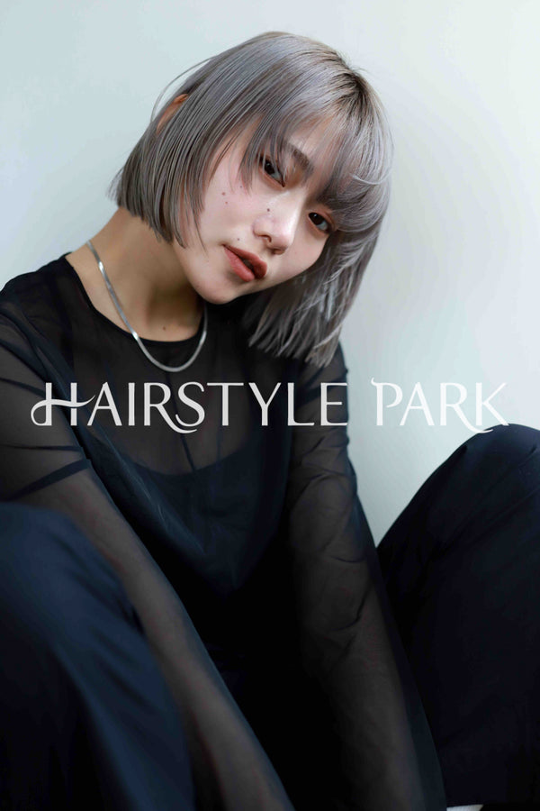 ヘアスタイル写真PhotoNo:533-2 (15) [ミディアム,切りっぱなしボブ,レディース,モテ・愛され,カジュアル,クール / かっこいい,カット,カラー,ダブルカラー,縦型 ]