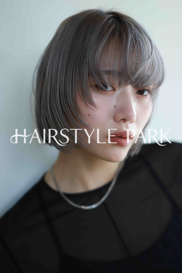 ヘアスタイル写真PhotoNo:533-2 (22) [ミディアム,切りっぱなしボブ,レディース,モテ・愛され,カジュアル,クール / かっこいい,カット,カラー,ダブルカラー,縦型 ]