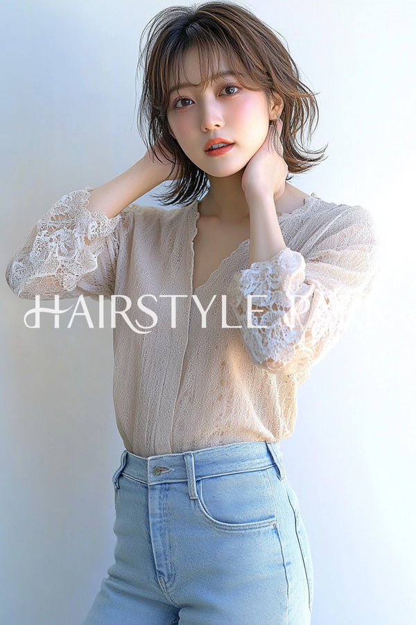 ヘアスタイル写真PhotoNo:aiphoto003【AI画像】 [ ]