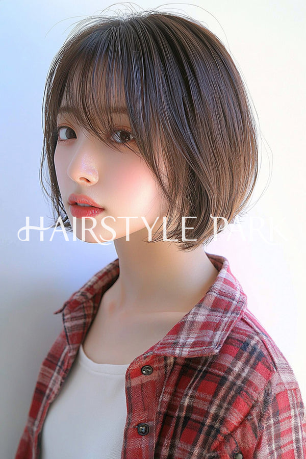ヘアスタイル写真PhotoNo:aiphoto063【AI画像】 [ミディアム,レディース,カジュアル,横型,AI ]