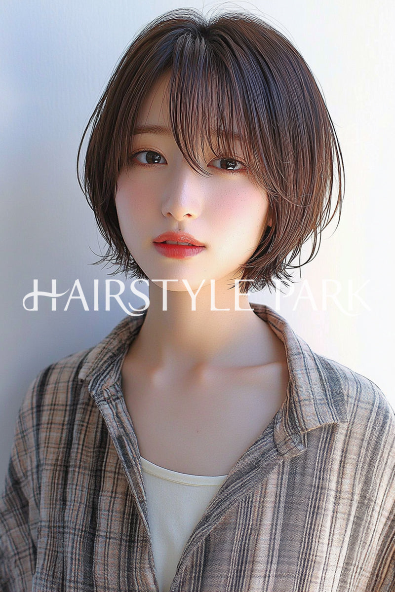 ヘアスタイル写真PhotoNo:aiphoto064【AI画像】 [ミディアム,レイヤーミディアム,レディース,ナチュラル,カジュアル,横型,AI ]