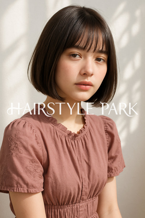 ヘアスタイル写真PhotoNo:aiphoto097【AI画像】 [ミディアム,レディースモテ・愛され,縦型,AI ]