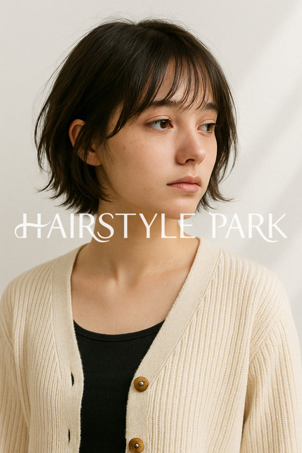 ヘアスタイル写真PhotoNo:aiphoto110【AI画像】 [ミディアム,レディース,ナチュラル縦型,AI ]