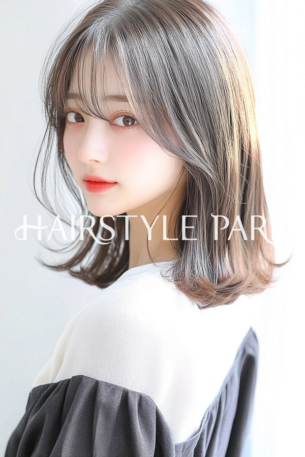 ヘアスタイル写真PhotoNo:aiphoto150【AI画像】 [ミディアム,レディース,ナチュラル縦型,AI ]