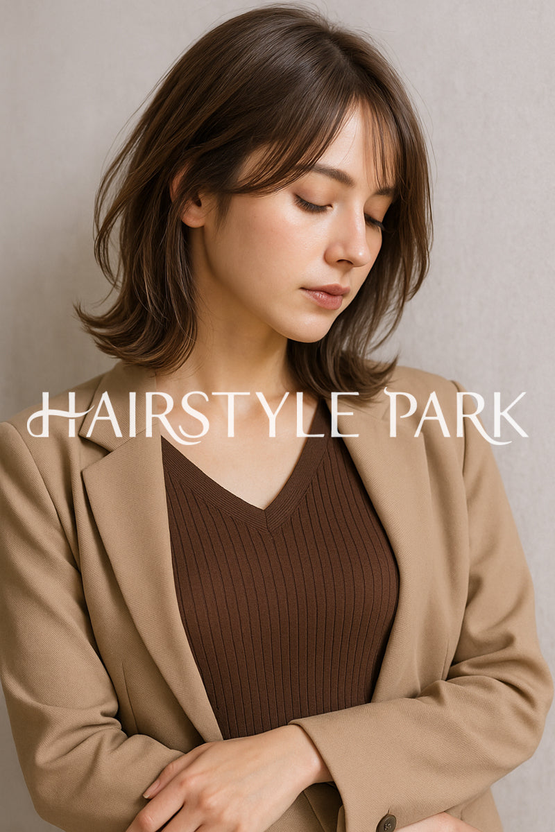 ヘアスタイル写真PhotoNo:aiphoto163【AI画像】 [レディース,オフィス / コンサバ縦型,AI ]
