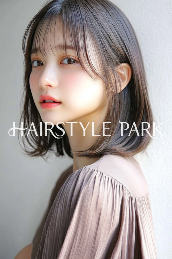 ヘアスタイル写真PhotoNo:aiphoto167【AI画像】 [ミディアム,レディース,ナチュラル縦型,AI ]