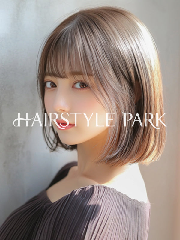 ヘアスタイル写真PhotoNo:aiphoto185【AI画像】 [ミディアム,レディース,ナチュラル縦型,AI ]