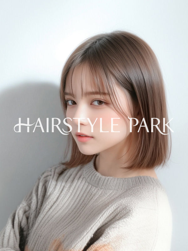 ヘアスタイル写真PhotoNo:aiphoto187【AI画像】 [ミディアム,レディース,ナチュラル縦型,AI ]