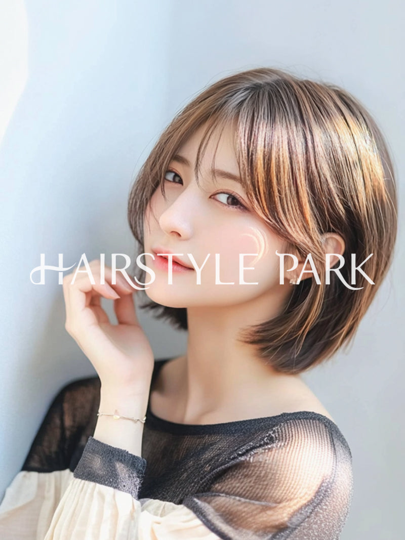 ヘアスタイル写真PhotoNo:aiphoto193【AI画像】 [ショートレディース,ナチュラル縦型,AI ]