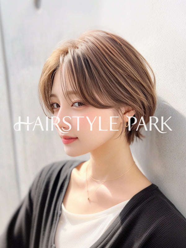 ヘアスタイル写真PhotoNo:aiphoto196【AI画像】 [ショートレディース,ナチュラル縦型,AI ]