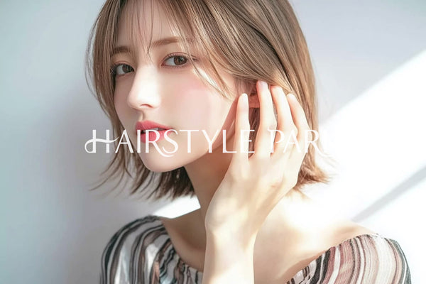 ヘアスタイル写真PhotoNo:aiphoto224【AI画像】 [ミディアム,レディース,ナチュラル横型,AI ]