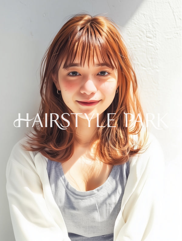 ヘアスタイル写真PhotoNo:aiphoto252【AI画像】 [ロングレディースモテ・愛され,カジュアル縦型,AI ]