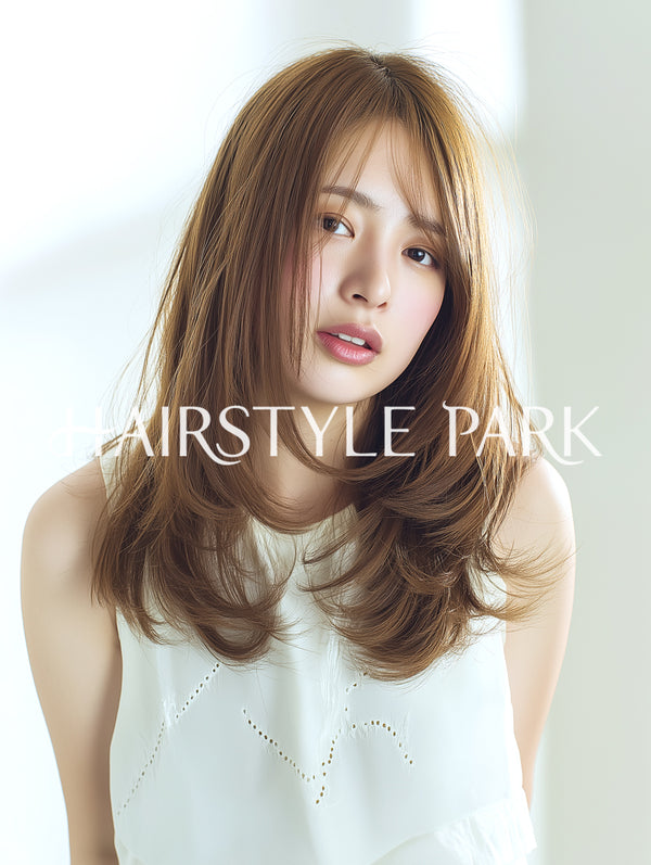 ヘアスタイル写真PhotoNo:aiphoto261【AI画像】 [ロングレディース,ナチュラル縦型,AI ]