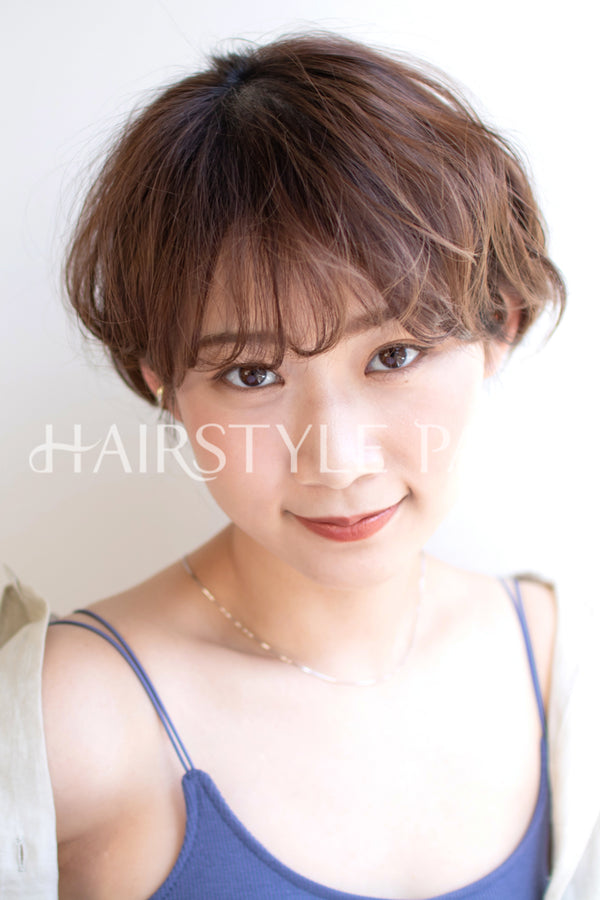 ヘアスタイル写真 [ショートミディアム,レイヤーショート,ショートウルフ,レディース,クール / かっこいい,カット,カラー,パーマ, ]