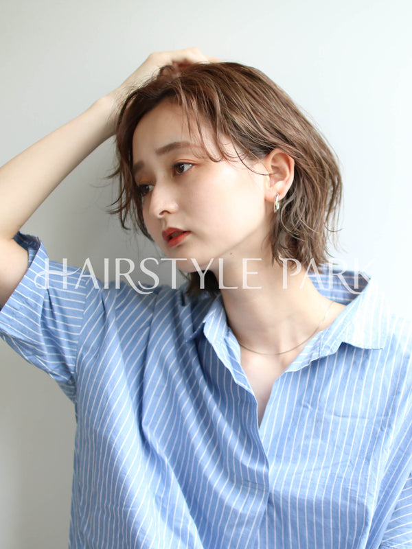 ヘアスタイル写真PhotoNo:113-2 (9) [ショートミディアム,ショートボブ,レイヤーショート,ボックスボブ,レディース,カット, ]