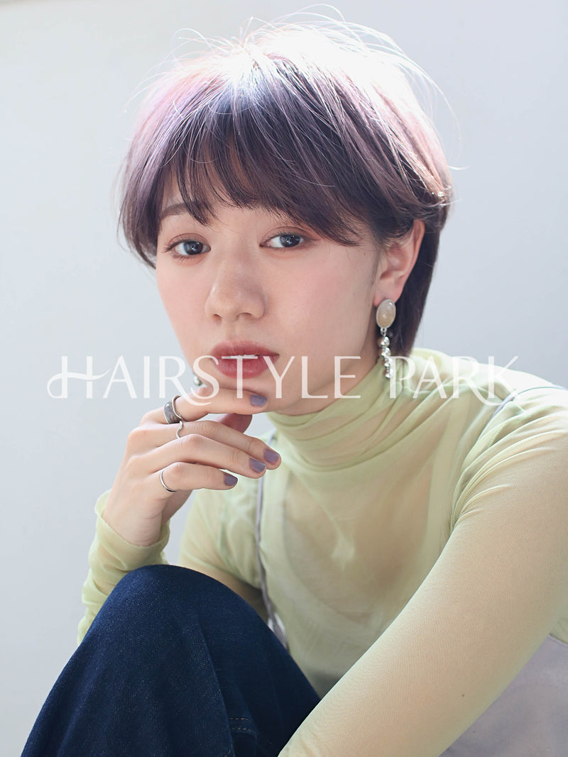 ヘアスタイル写真PhotoNo:127-2 (2) [ショート,レイヤーショート,レディース,モード,クール / かっこいい,カット,カラー,ダブルカラー, ]