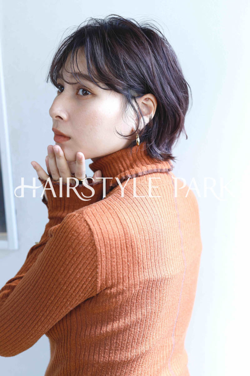 ヘアスタイル写真PhotoNo:194-2 (4) [ショート,レディース,ナチュラル,モテ・愛され,クール / かっこいい,カット,カラー,パーマ,くびれヘア, ]