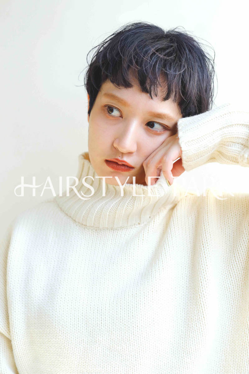 ヘアスタイル写真PhotoNo:203-2 (12) [ショート,ベリーショート,ボックスボブ,レディース,モード,カジュアル,カット, ]