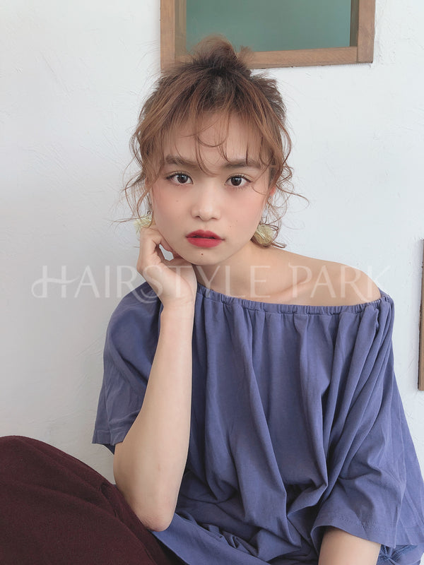 ヘアスタイル写真PhotoNo:22-1 (6)[アップ・セットスタイル,レディース,カジュアル,ヘアセット,]