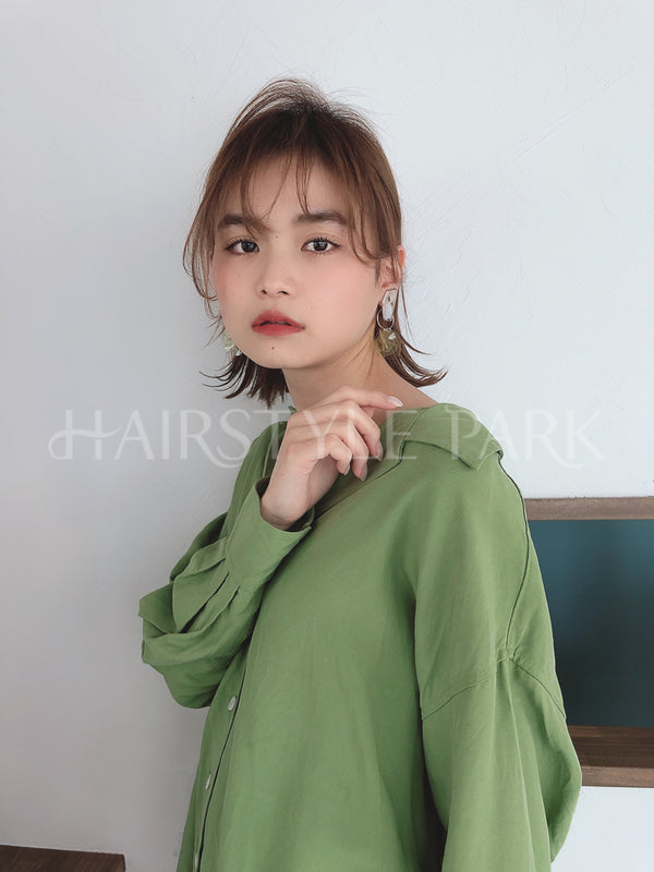 ヘアスタイル写真PhotoNo:22-3 (15)[ミディアム,レディース,クール / かっこいい,カット,カラー]