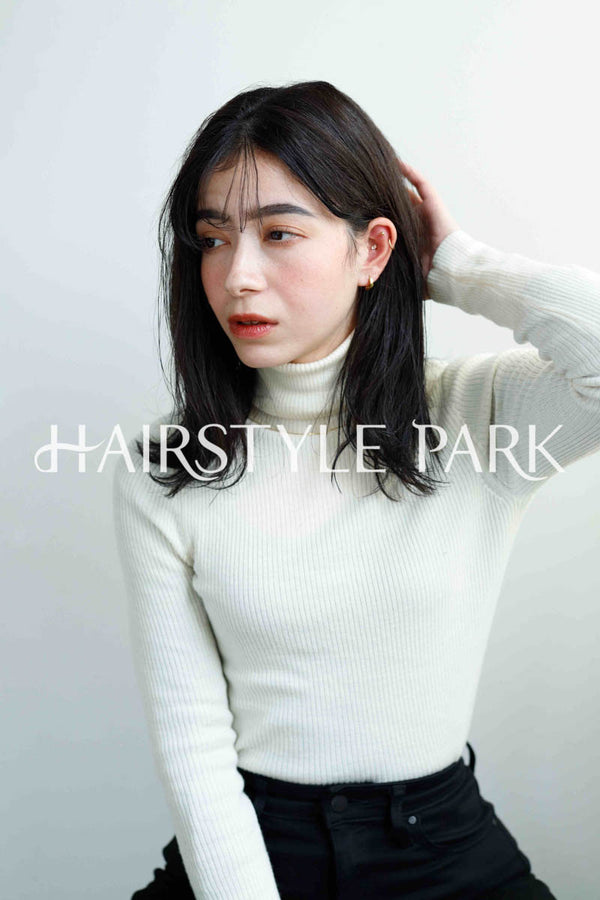 ヘアスタイル写真PhotoNo:230-1 (10) [ミディアム,ロングロブレイヤーロングレディース,ナチュラルオフィス / コンサバ,クール / かっこいい,カット, ]